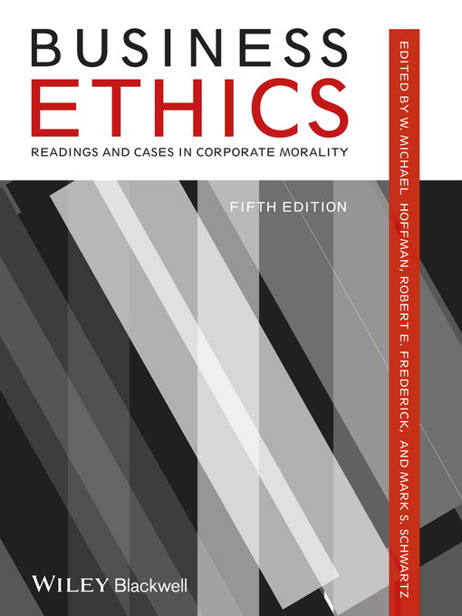 Title details for Business Ethics by W. Michael Hoffman - Available